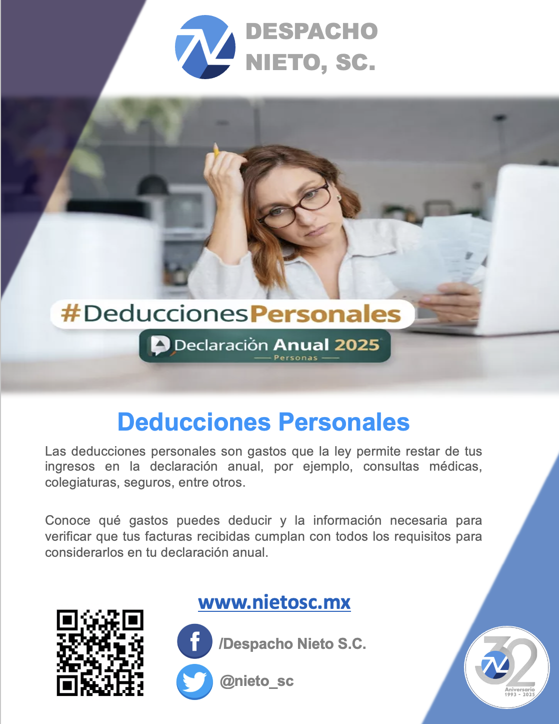 ¿Qué deducciones puedo incluir en mi declaración anual?